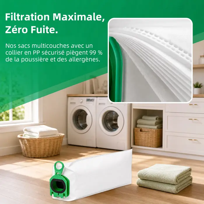 Sacs pour aspirateur sans fil Vorwerk Kobold VB100 VB 100 FP100 FP 100