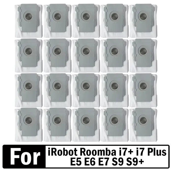 Pour iRobot Roomba i7 + i7 plus E5 E6 E7 S9 S9 + sac à poussière accessoires robot aspirateur sacs remplacement
