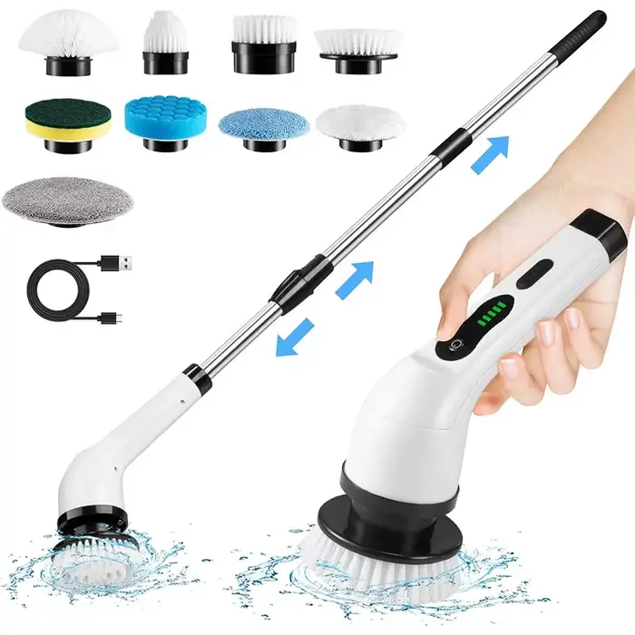 Brosse de nettoyage électrique polyvalente