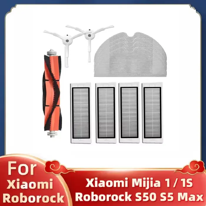 Brosse latérale principale pour aspirateur Xiaomi Mi Robot 1/1S SDJQR01RR SDJQR02RR SDJQR03RR Roborock E3
