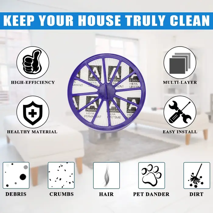 Filtre HEPA pour aspirateur Dyson DC05 DC08 DC19 DC20 DC21 DC29