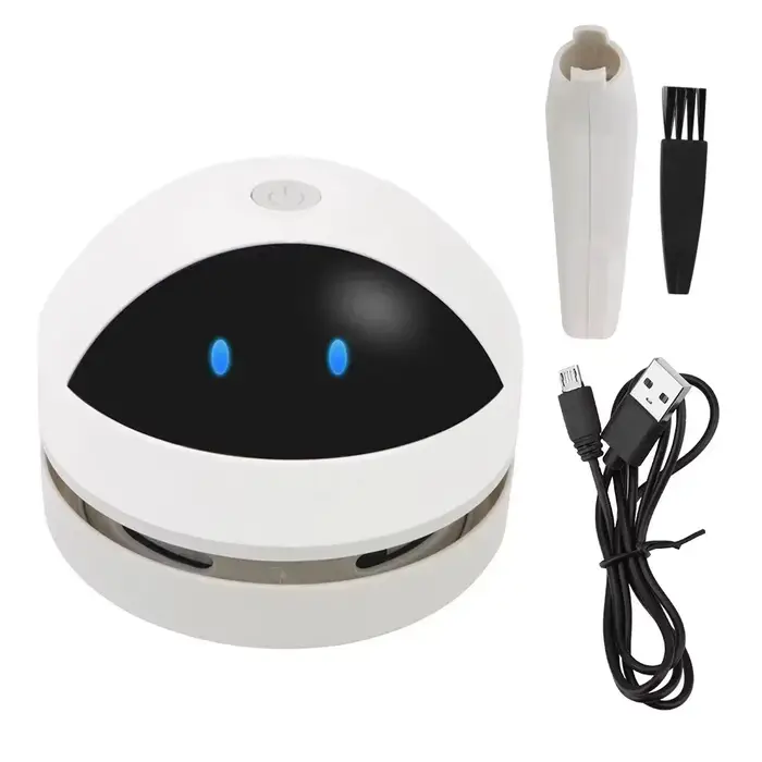 Aspirateur de Table Mini aspirateur de bureau avec buse amovible USB Rechargeable sans fil aspirateu