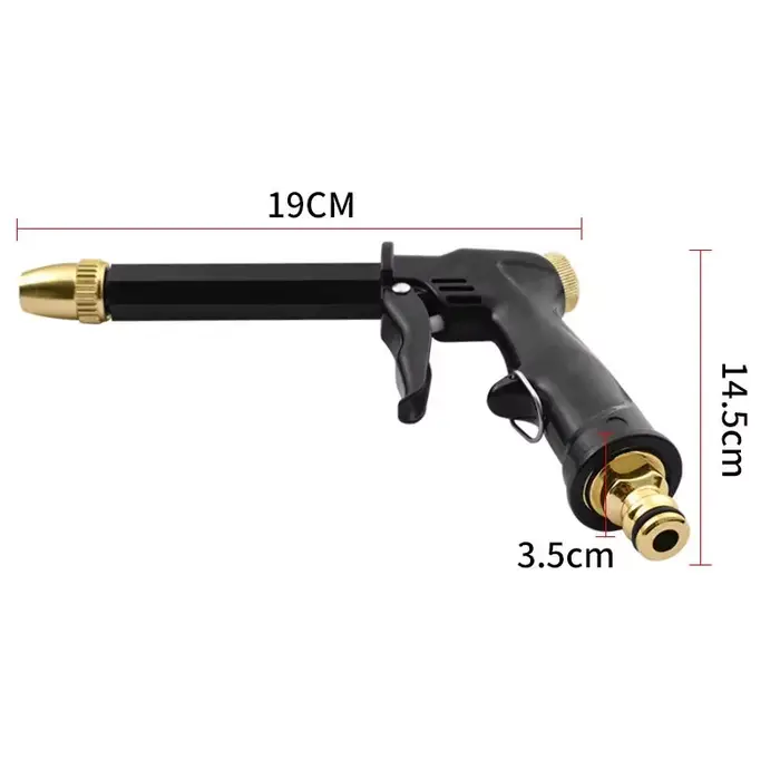 Pistolet de lavage haute pression réglable avec diverses fonctions