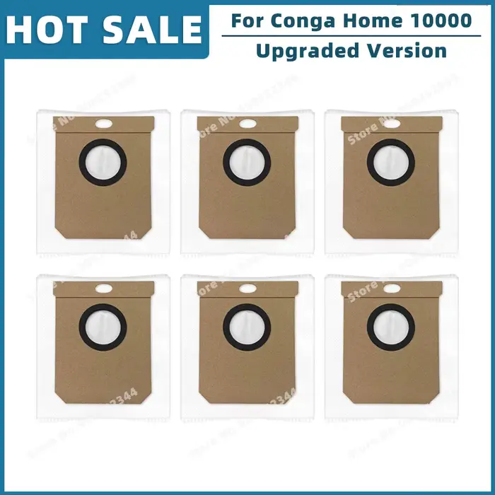 Sac à poussière compatible pour Conga 7490 Ultimate / 8490 Ultimate / 8090 Ultra / 9090 AI, Eufy L50