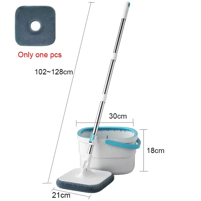 Vadrouilles outils de nettoyage de sol faciles à sécher, vadrouille à presser, nettoyage ménager 360