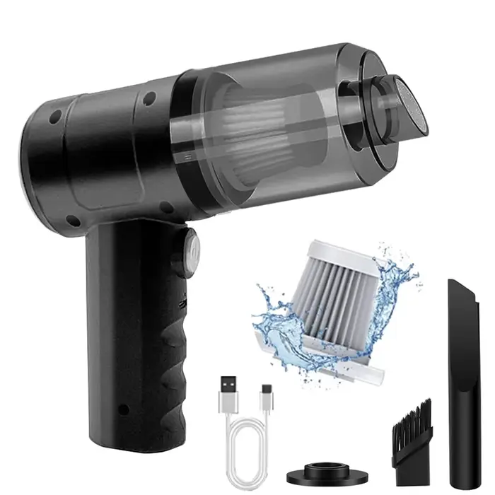 Aspirateur à main sans fil haute puissance, mini aspirateur portable pour voiture avec fonction sèch