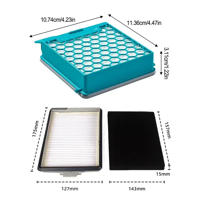 Filtre à charbon pour aspirateur Miele