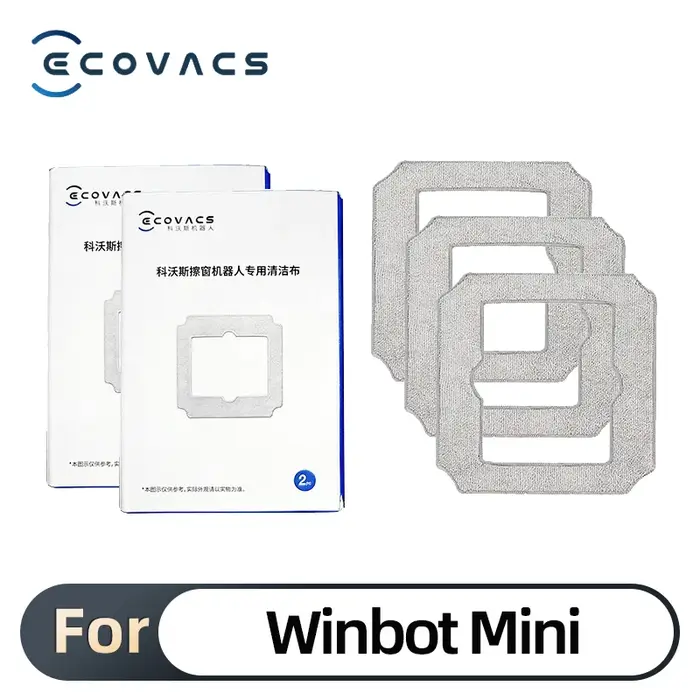 Chiffon de nettoyage pour robot aspirateur de fenêtres ECOVACS Winbot Mini