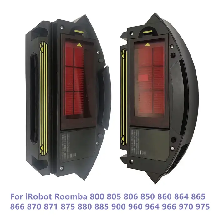 Boîte à poussière avec filtre Hepa pour IRobot Roomba 800 805 806 850 860 864 865 866 870 871 875 880 885 900 960 964 966 970 975
