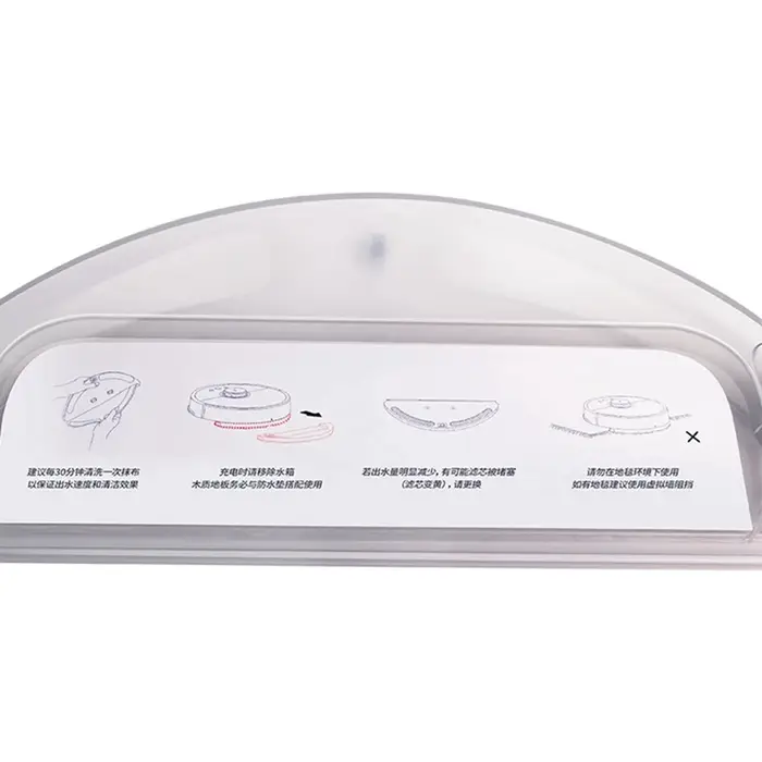Réservoir d'eau et lingette de nettoyage pour aspirateurs robot (Roborock 1/2 S5 S50 S51 S55 S6 S60 S65 E25 E35 E20 C10 T4 T6 Mi) - Pièces de rechange