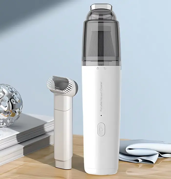Aspirateur de voiture à main puissant, Rechargeable, sans fil, Mini buster de poussière automatique 