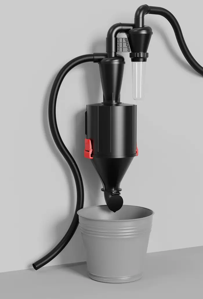 Aspirateur Imagone à Mathiation Murale, Modes sur Roues, Collecteur de Poussière, Outils de Travail 