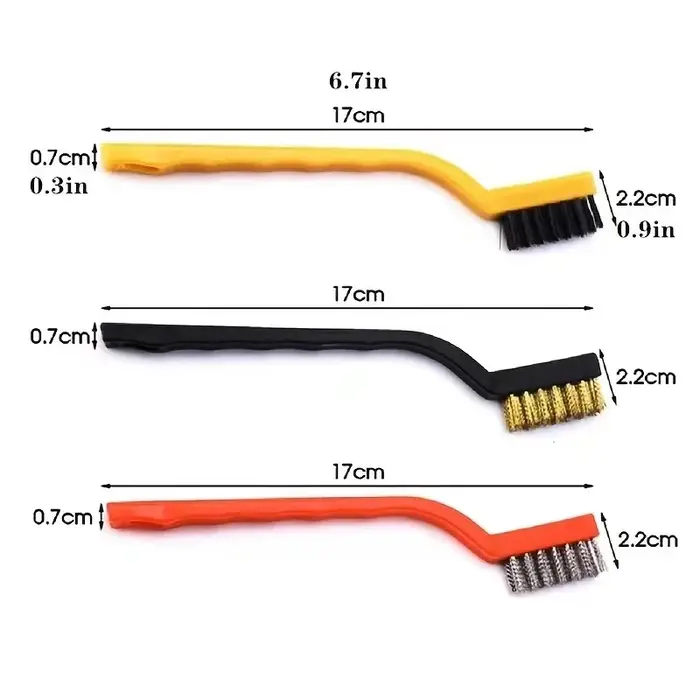 Brosse de nettoyage en laiton de 7 pouces