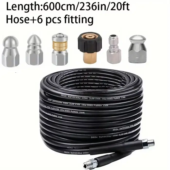 Kit de Jetter d'égout 100 pieds pour nettoyeur haute pression
