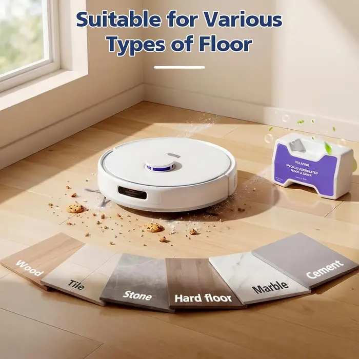 Solution de nettoyage compatible avec les aspirateurs et serpillères multi-surfaces NARWAL Freo Z Ultra/Freo Z10/Freo Z10 Ultra