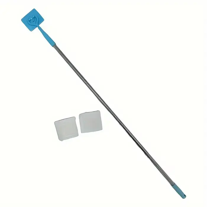 Nettoyant pour plinthes avec poignée extensible |   Tampons réutilisables pour le nettoyage humide/s