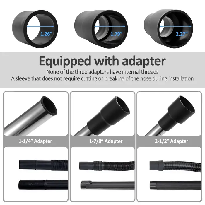 Kit universel de buse d'extraction sous vide réutilisable