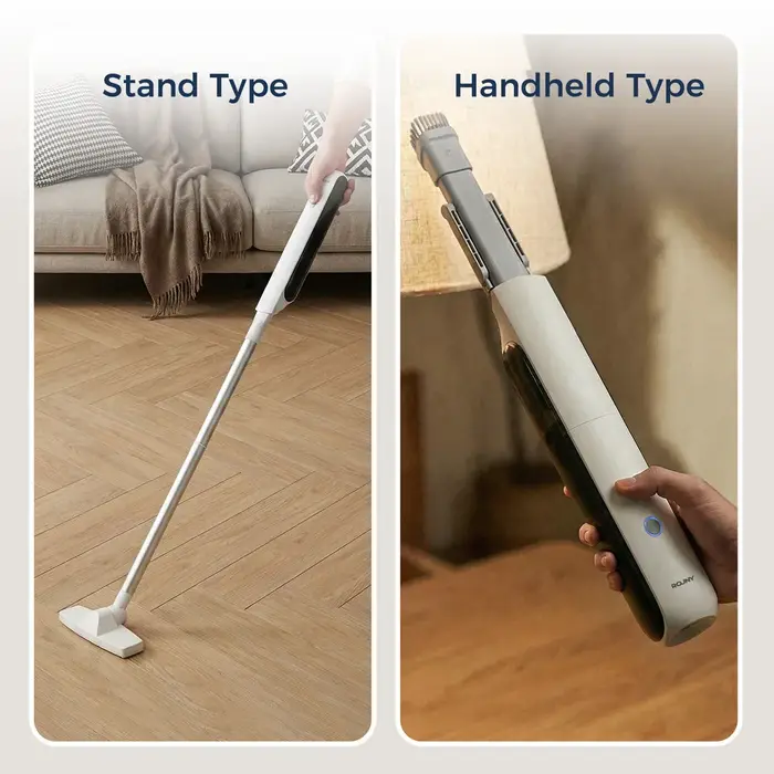 Aspirateur à main sans fil léger ROUNY avec lumière LED