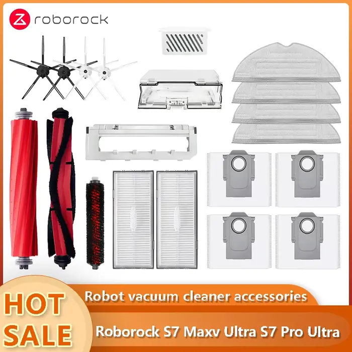 Accessoires pour robot aspirateur Roborock S7 MaxV Ultra S7 Pro
