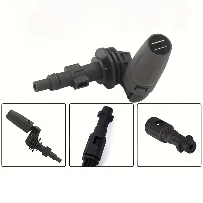 1 pièce robuste 360° ° Buse rotative réglable à haute pression compatible avec les nettoyeurs
