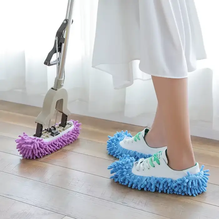 Pantoufles de nettoyage de la poussière de sol