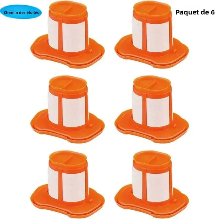 Lot de 6 filtres pour aspirateur à main HHVKF10