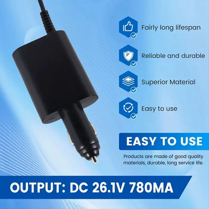A006 26.1V 0.78A DC chargeur de voiture adaptateur secteur pour Dyson: V6 V7 V8 DC58 DC59 SV03 SV04 SV05 SV06 nouvel aspirateur