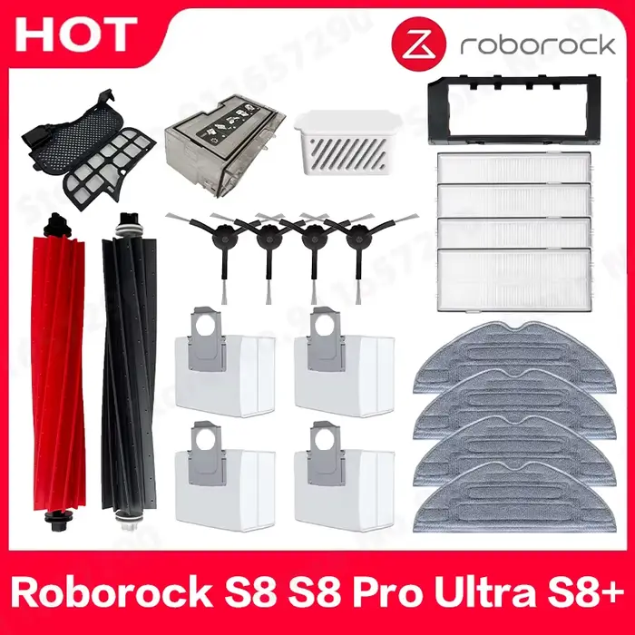 Roborock-Pièces de rechange pour aspirateur robot S8 Pro Ultra S8 +