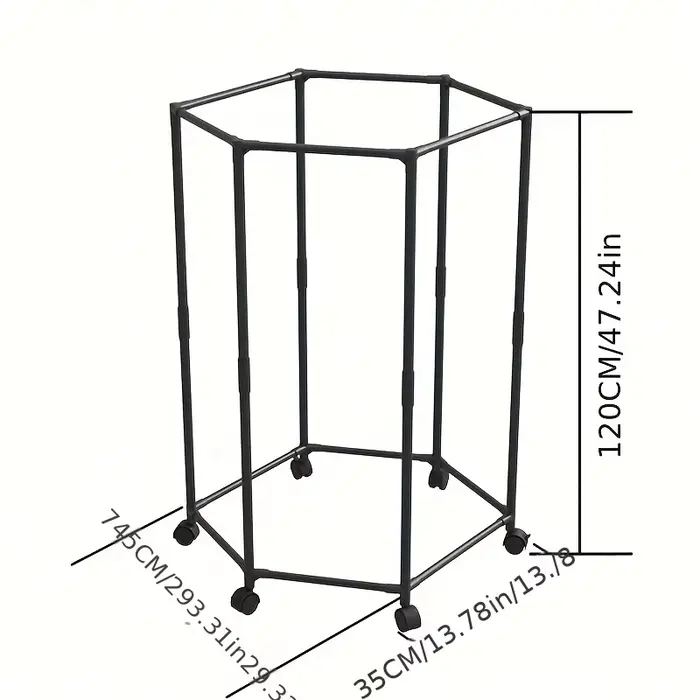 Séchoir à linge hexagonal robuste