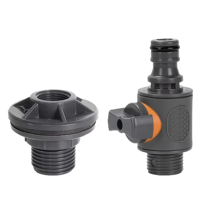 Adaptateur pour baril d'eau PVC/IBC