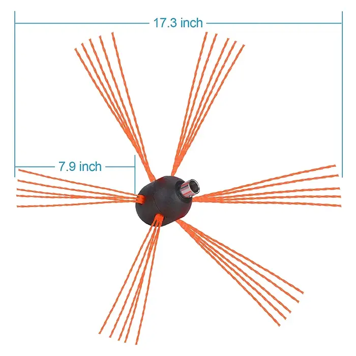 Brosse de balayage de cheminée flexible