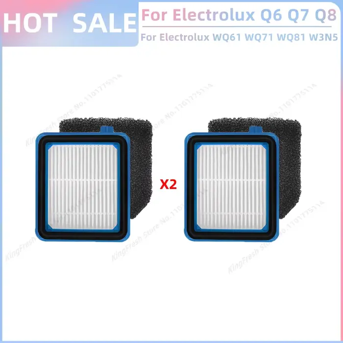 Compatible avec Electrolux Q6 Q7 Q8 WQ61 WQ71 WQ81 W3N5 Pièces de rechange et accessoires pour filtr