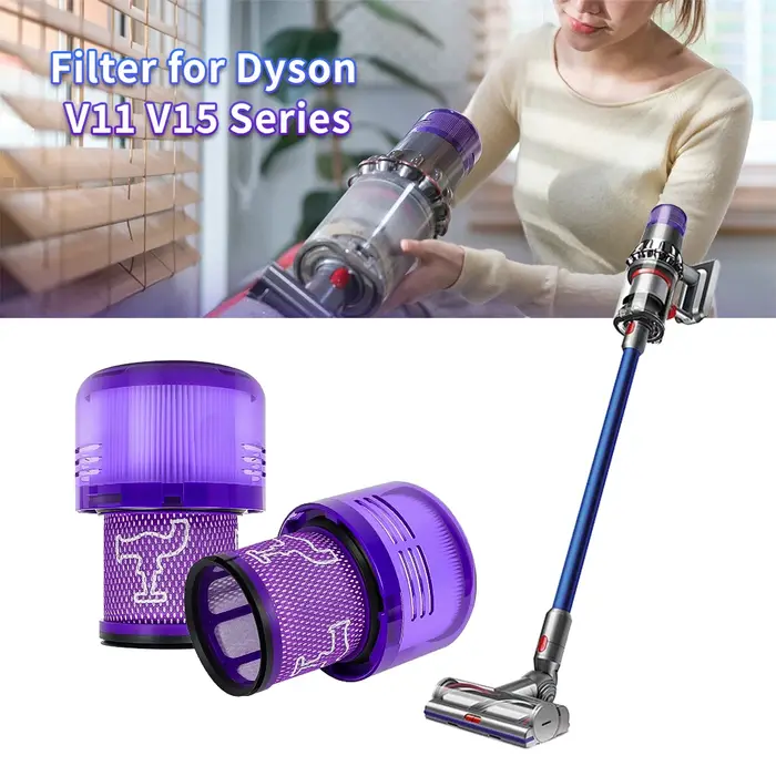 Filtre avec brosse pour aspirateur Dyson V11 Animal V11 Torque Drive V15 Detect