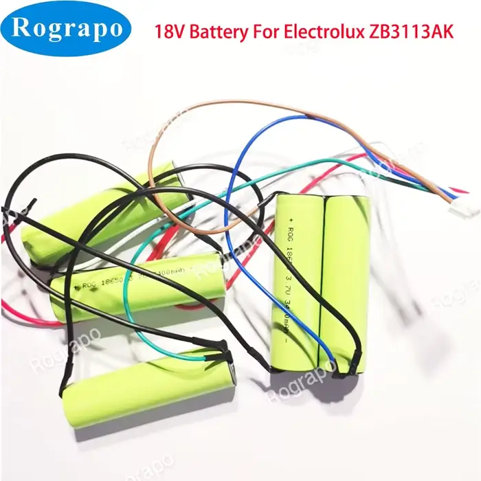 Nouveau Pack de batterie Li-ion 18V 3400mAh/2800mAh pour aspirateur Robot Electrolux ZB3113AK avec p
