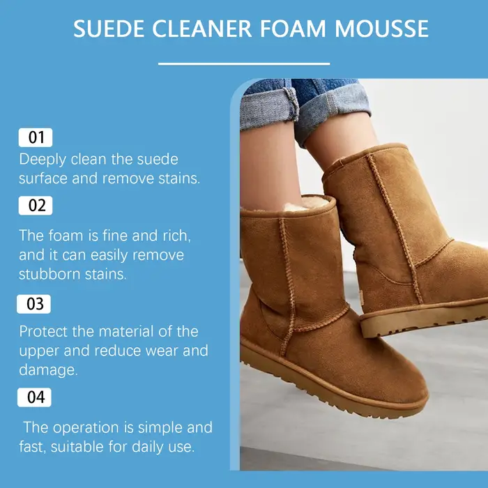Nettoyant pour cuir suédé