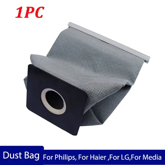 Sac à poussière en tissu lavable universel pour Philips, LG, Haier, Samsung, sac d'aspirateur multim