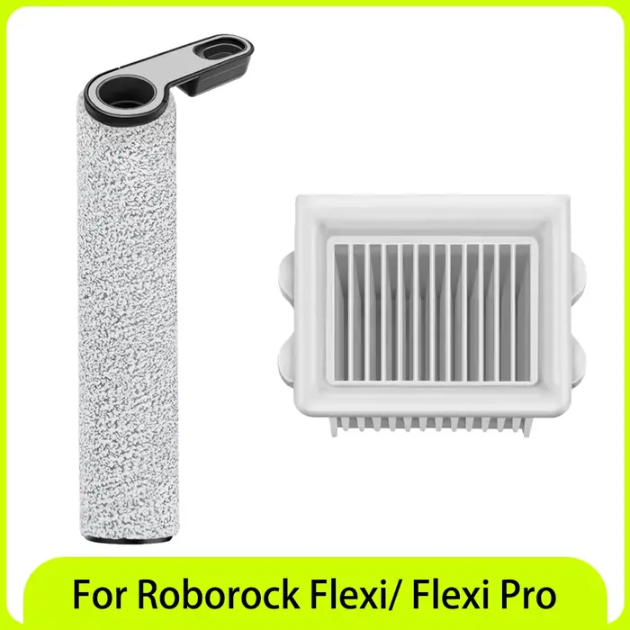 Compatible avec Roborock Flexi Pro aspirateur sec et humide rouleau brosse et filtre accessoires pièces de rechange
