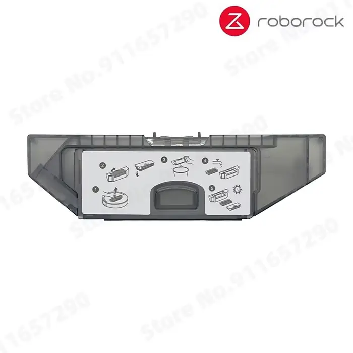 Roborock-Boîte à poussière pour aspirateur Qrevo Master