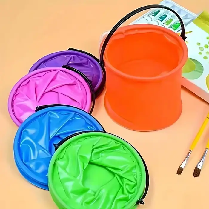 Seau pliant multifonctionnel 1 pièce