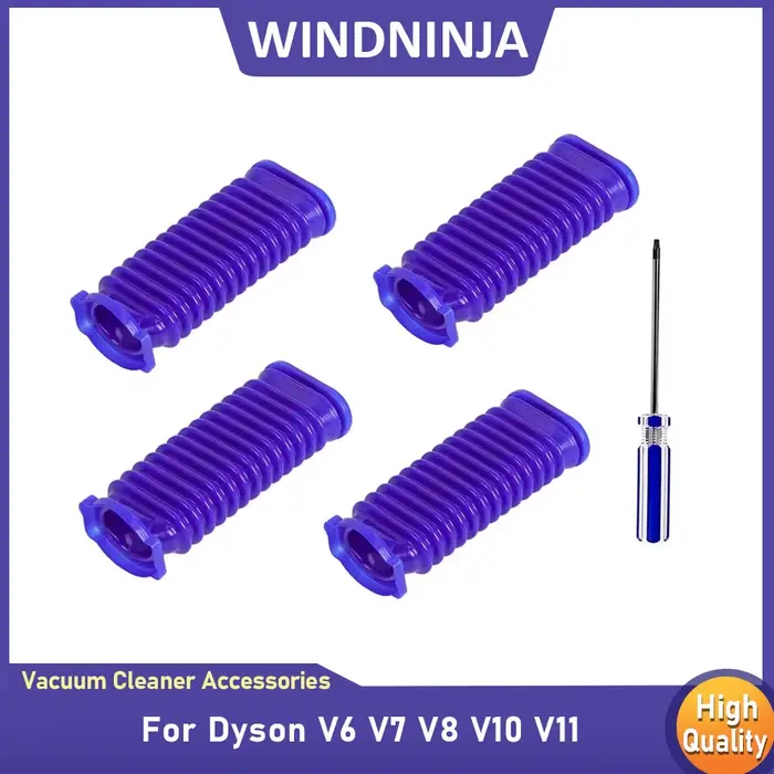 Raccords de tuyau bleu d'aspiration de tambour pour aspirateur Dyson V6 V7 V8 V10 V11