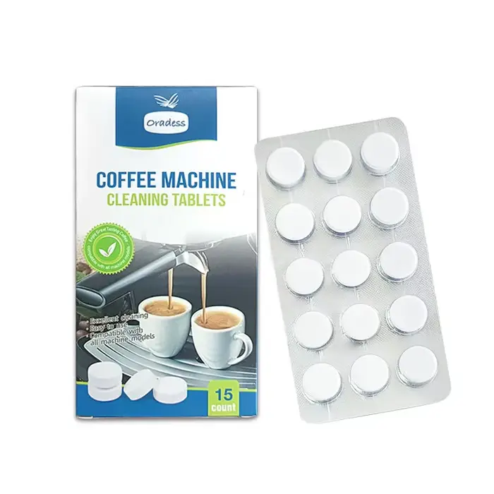 Comprimés de nettoyage de Machine à café, élimine les huiles de café, les dépôts et les résidus de c