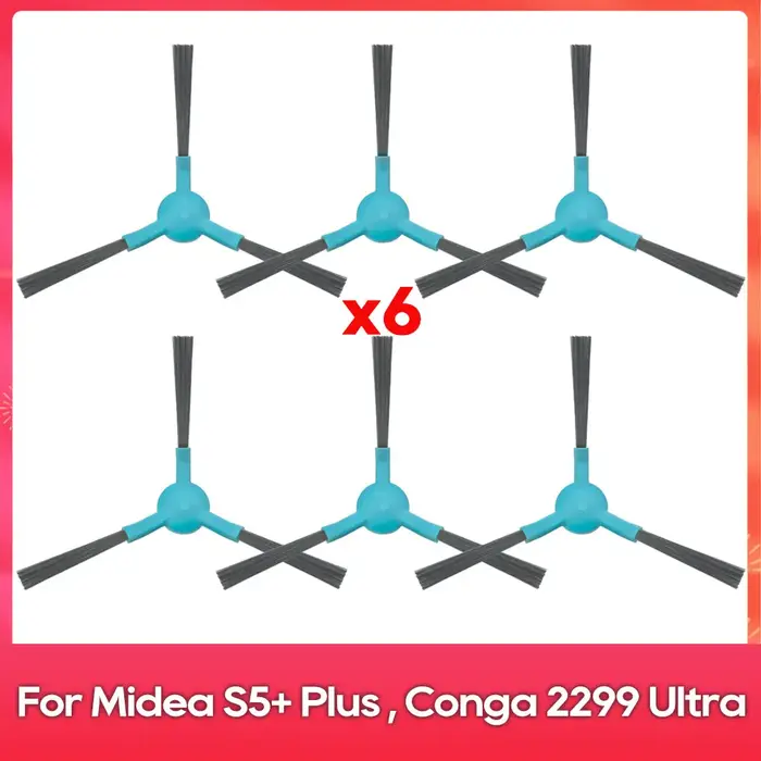 Compatible avec ( Midea S5 Plus / Conga 2299 Ultra Home X-Treme Genesis ) Accessoires : Brosse Princ