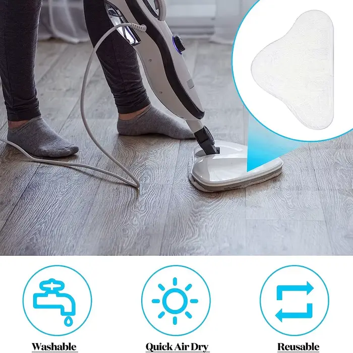 Tampon en tissu microfibre pour vadrouille à vapeur de remplacement