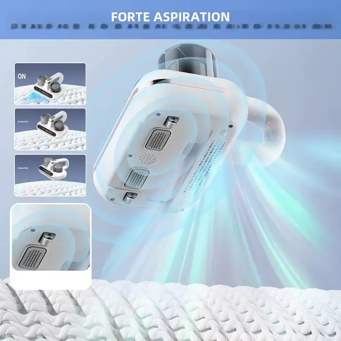 Aspirateur à main sans fil avec lumière UV