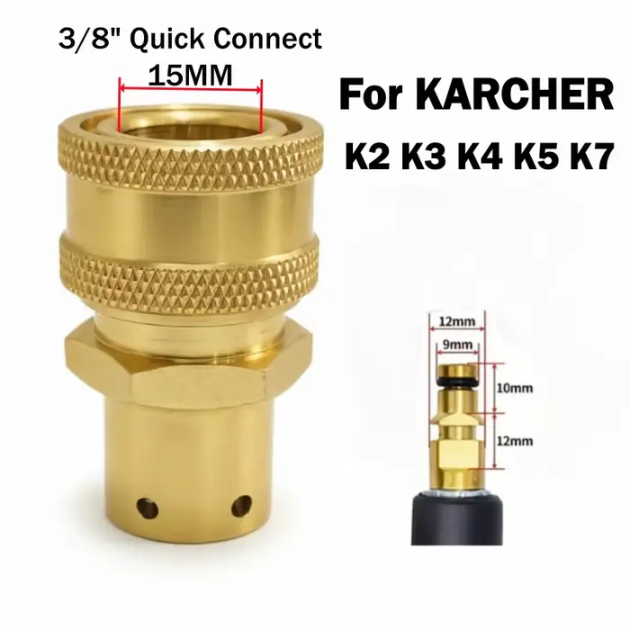 Adaptateur de pistolet de lavage de voiture pour Karcher K2 K3 K4 K5 K6 K7, tuyau de lavage haute pr