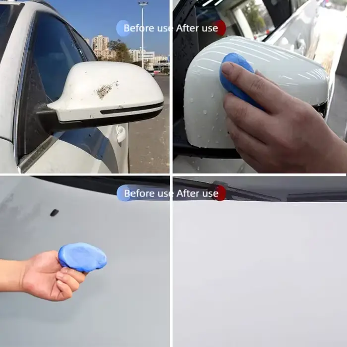 100g Barre d'argile volcanique pour voiture - Argile de nettoyage spécifique pour l'automobile