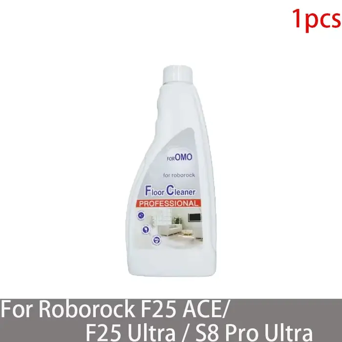 Solution de nettoyage des sols 480ML pour aspirateur robot Roborock F25 ACE F25 Ultra / S8 Pro Ultra