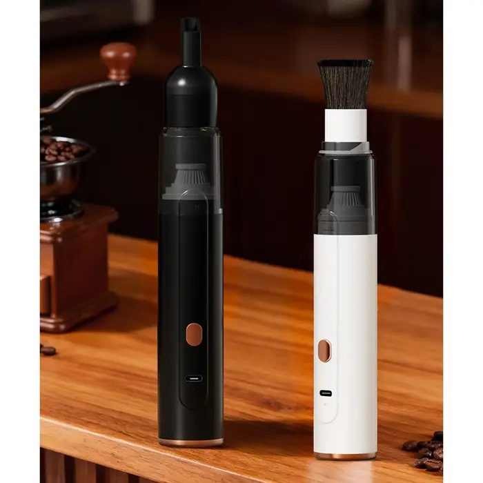 Nettoyeur de moulin à café portable, aspirateur avec une puissante aspiration pour un nettoyage rapide, dépoussiéreur électrique