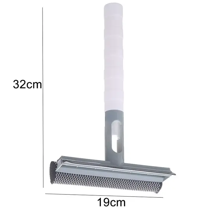 Brosse de nettoyage de vitres 3 en 1, essuie-glace pour salle de bain, miroir, fenêtre avec Spray, n