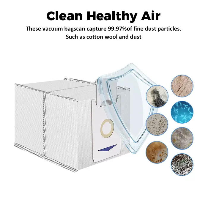 Sacs à poussière pour aspirateur ECOVACS DEEBOT T30 Omni/ T30 Pro Omni/Yeedi M12 Pro +/ T30/ T30 MAX